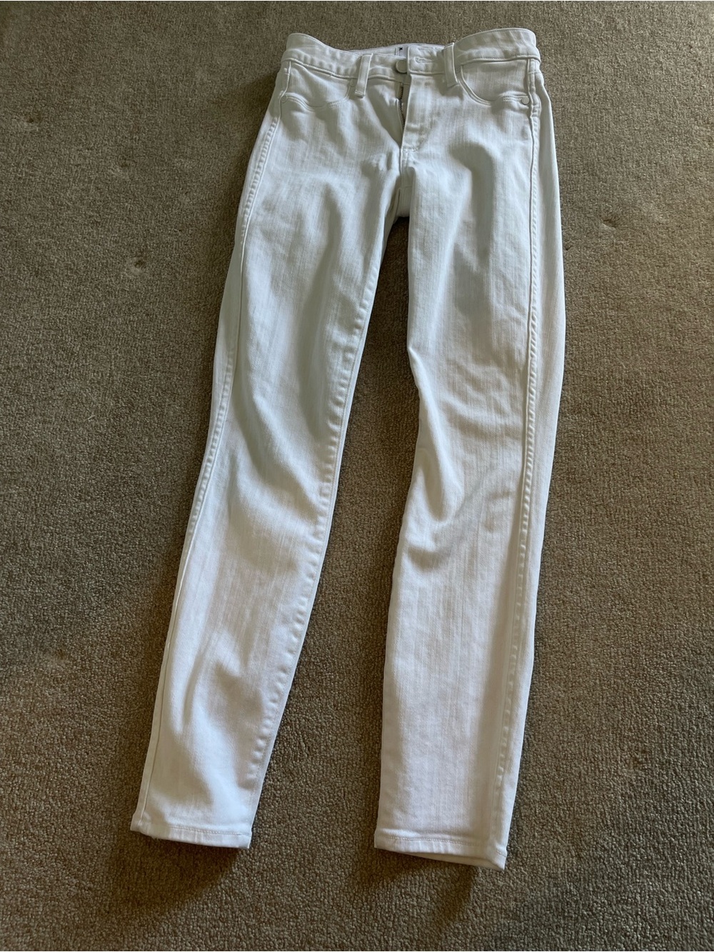 PAIGE White Stretch Denim Jeans